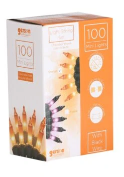 Orange Indoor And Outdoor 100 Light String Set