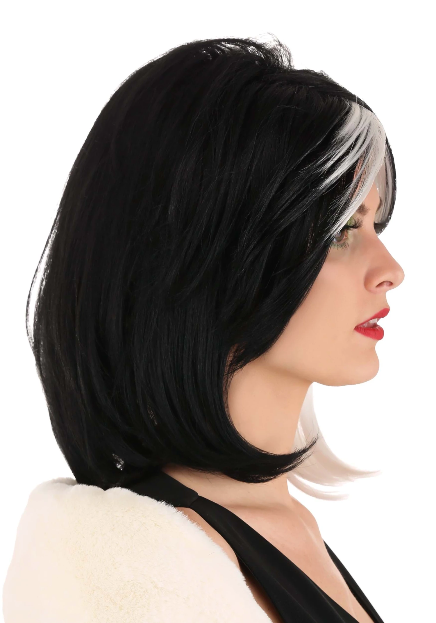 Cruella De Vil Wig For Women From Disney's 101 Dalmatians 6 Cruella De Vil Wig For Women From Disney's 101 Dalmatians - Image 4
