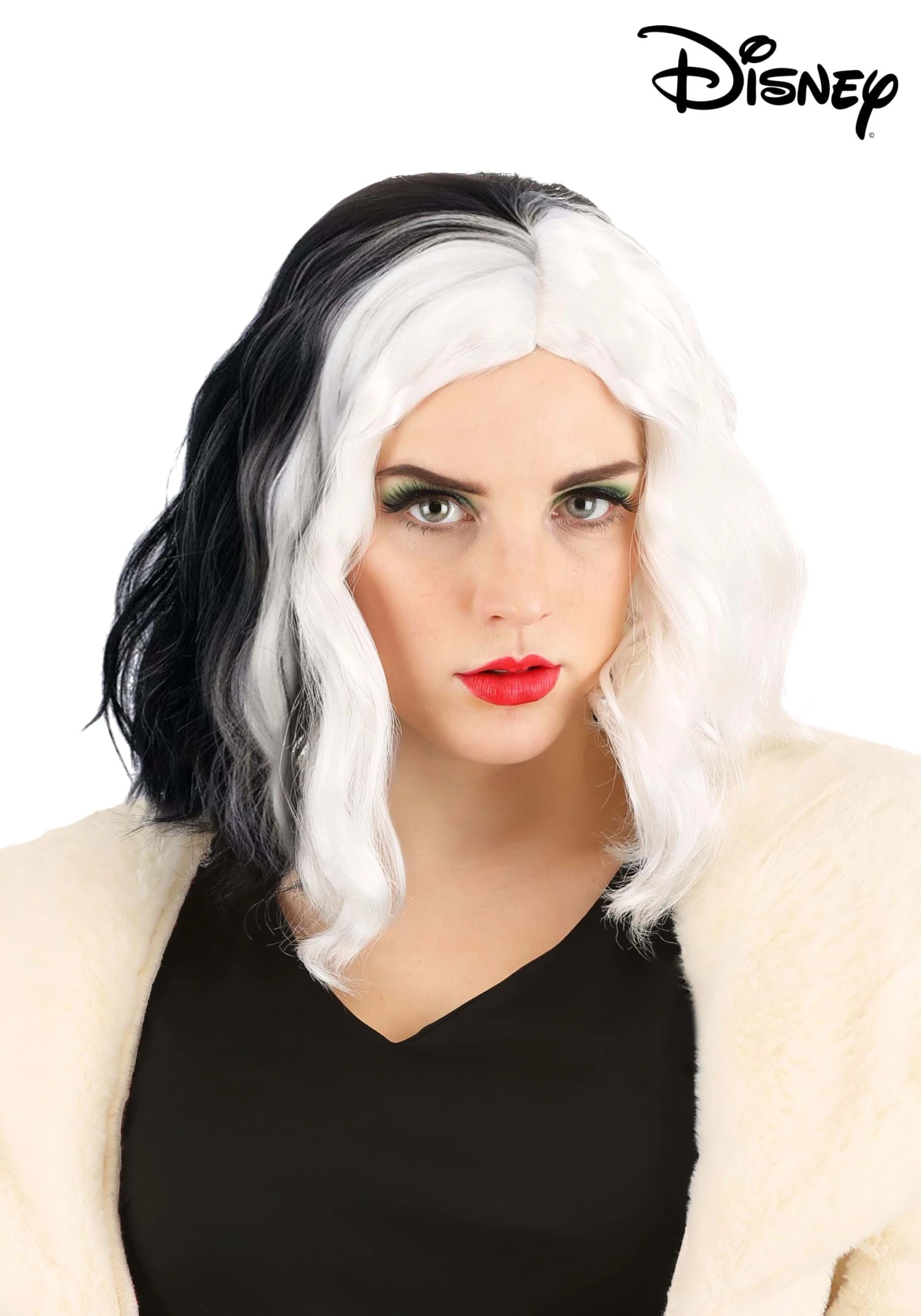 Trendy Cruella De Vil Wig For Women From Disney's 101 Dalmatians 3 Trendy Cruella De Vil Wig For Women From Disney's 101 Dalmatians
