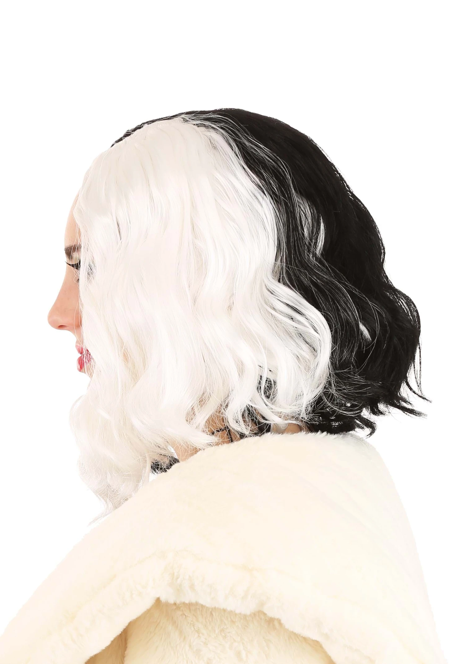Trendy Cruella De Vil Wig For Women From Disney's 101 Dalmatians 6 Trendy Cruella De Vil Wig For Women From Disney's 101 Dalmatians - Image 4