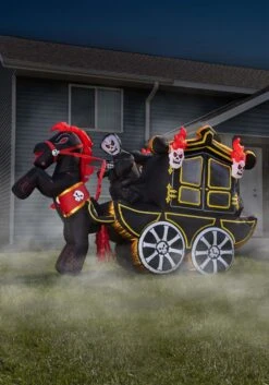 10FT Inflatable Halloween Carriage Prop Decoration