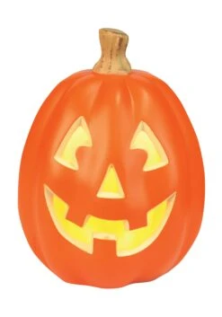 12" Light Up Pumpkin Halloween Decoration -Halloween Costumes 12 light up pumpkin alt 2