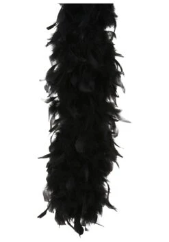 120 Gram Deluxe Black Feather Boa