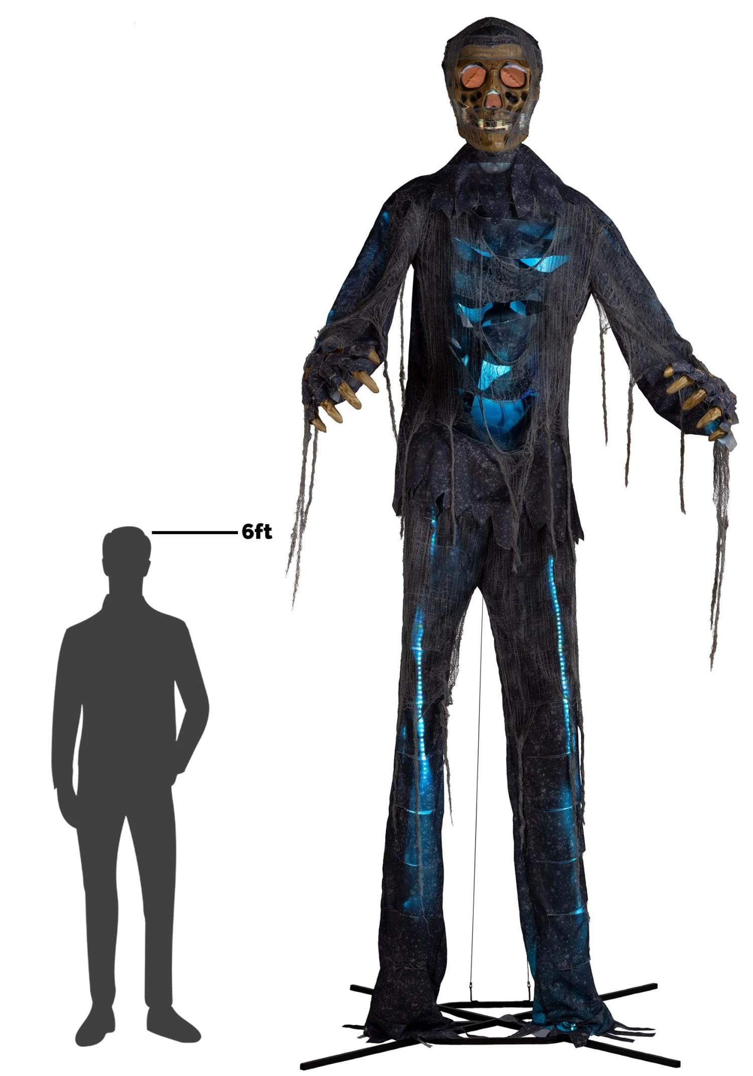 12FT Lighted Zombie Halloween Decoration 11 12FT Lighted Zombie Halloween Decoration - Image 9