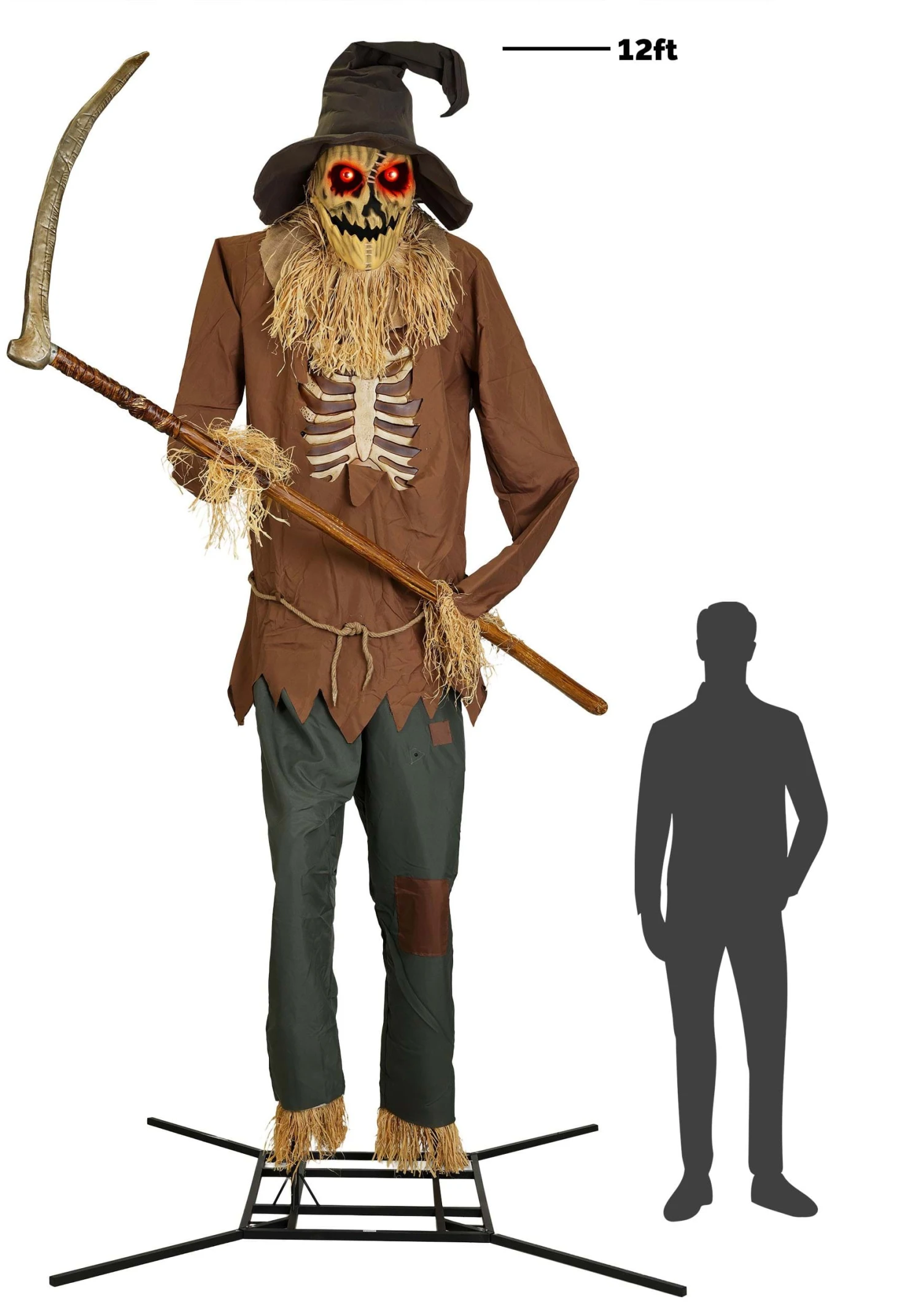 12FT Scarecrow Animatronic Decoration - Tekky 10 12FT Scarecrow Animatronic Decoration - Tekky - Image 8