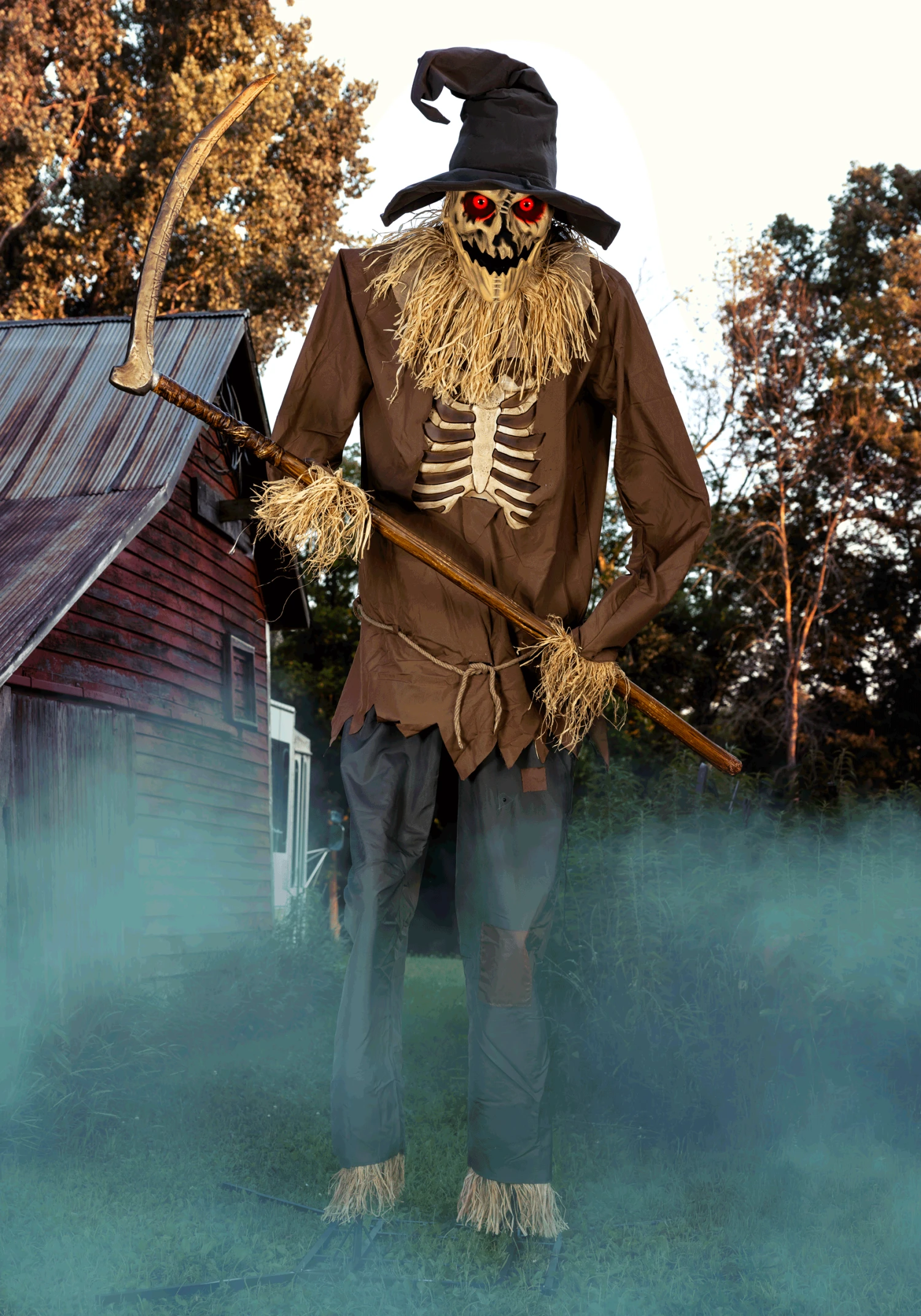 12FT Scarecrow Animatronic Decoration - Tekky 3 12FT Scarecrow Animatronic Decoration - Tekky