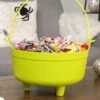 Fun World 14-Inch Neon Green Cauldron With Handle 1 Fun World 14-Inch Neon Green Cauldron With Handle -Halloween Costumes 14 inch neon green cauldron with handle