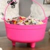 Fun World 14-Inch Neon Pink Cauldron With Handle -Halloween Costumes 14 inch neon pink cauldron with handle