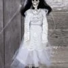 16-Inch Skeleton Dressed Bride Halloween Decoration 1 16-Inch Skeleton Dressed Bride Halloween Decoration -Halloween Costumes 16 inch skeleton dressed bride