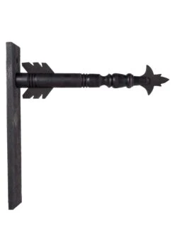 Base Holder 17.5" Black Wood Arrow -Halloween Costumes 17 5 black wood arrow base holder alt 2
