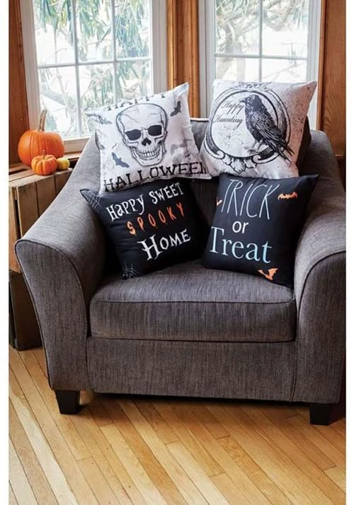 Fun World Happy Haunting Raven 18-Inch Pillow Cover 5 Fun World Happy Haunting Raven 18-Inch Pillow Cover - Image 3