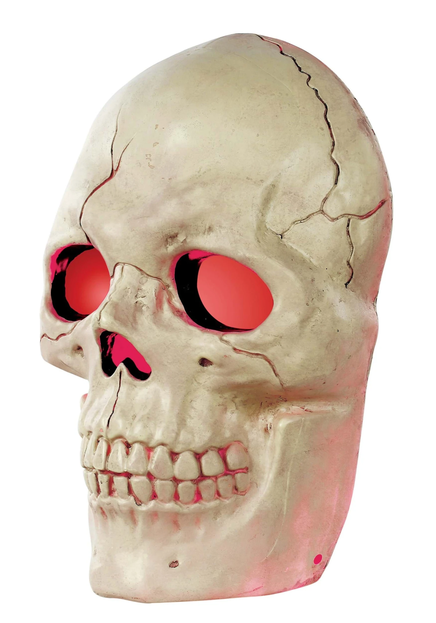 19.75-Inch Light Up And Sound Skull Halloween Decoration 4 19.75-Inch Light Up And Sound Skull Halloween Decoration - Image 2