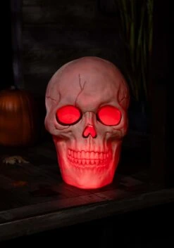19.75-Inch Light Up And Sound Skull Halloween Decoration 9 19.75-Inch Light Up And Sound Skull Halloween Decoration -Halloween Costumes 19 75 light up and sound skull alt 3