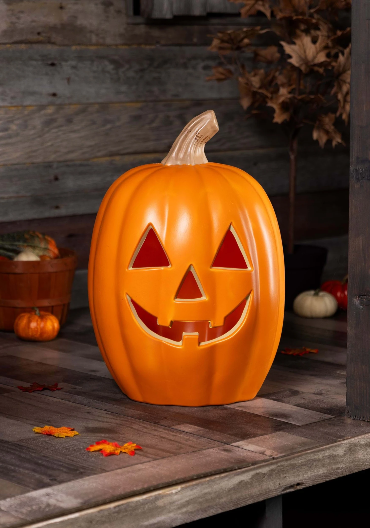 20" Light Up Pumpkin Halloween Decoration 3 20" Light Up Pumpkin Halloween Decoration