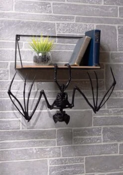 22-Inch Medium Black Bat Skeleton Prop Decoration -Halloween Costumes 22 medium black bat skeleton alt 2