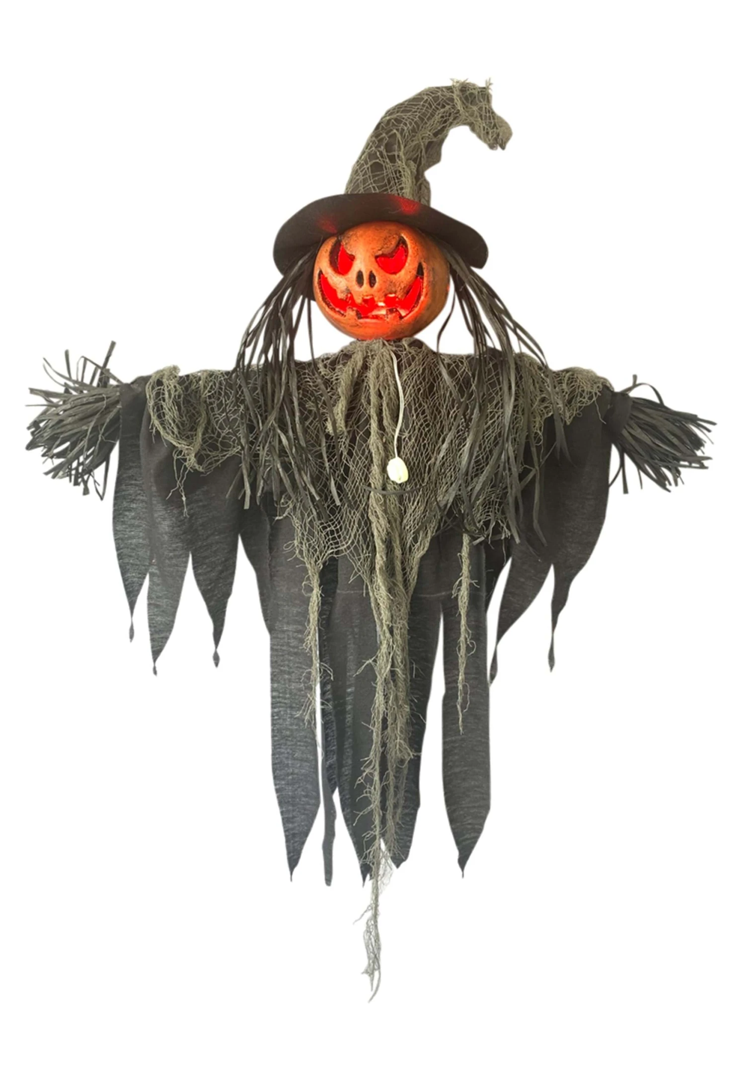 3FT Hanging Light Up Pumpkin Witch Prop Decoration 4 3FT Hanging Light Up Pumpkin Witch Prop Decoration - Image 2