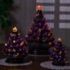 3 Lighted Halloween Dolomite Trees With Sound