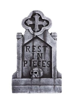 3 Piece 20-Inch Gothic Tombstone Halloween Decoration Set 9 3 Piece 20-Inch Gothic Tombstone Halloween Decoration Set -Halloween Costumes 3 piece gothic tombstone set alt 2
