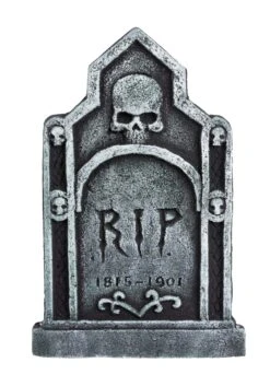 3 Piece 20-Inch Gothic Tombstone Halloween Decoration Set 10 3 Piece 20-Inch Gothic Tombstone Halloween Decoration Set -Halloween Costumes 3 piece gothic tombstone set alt 3
