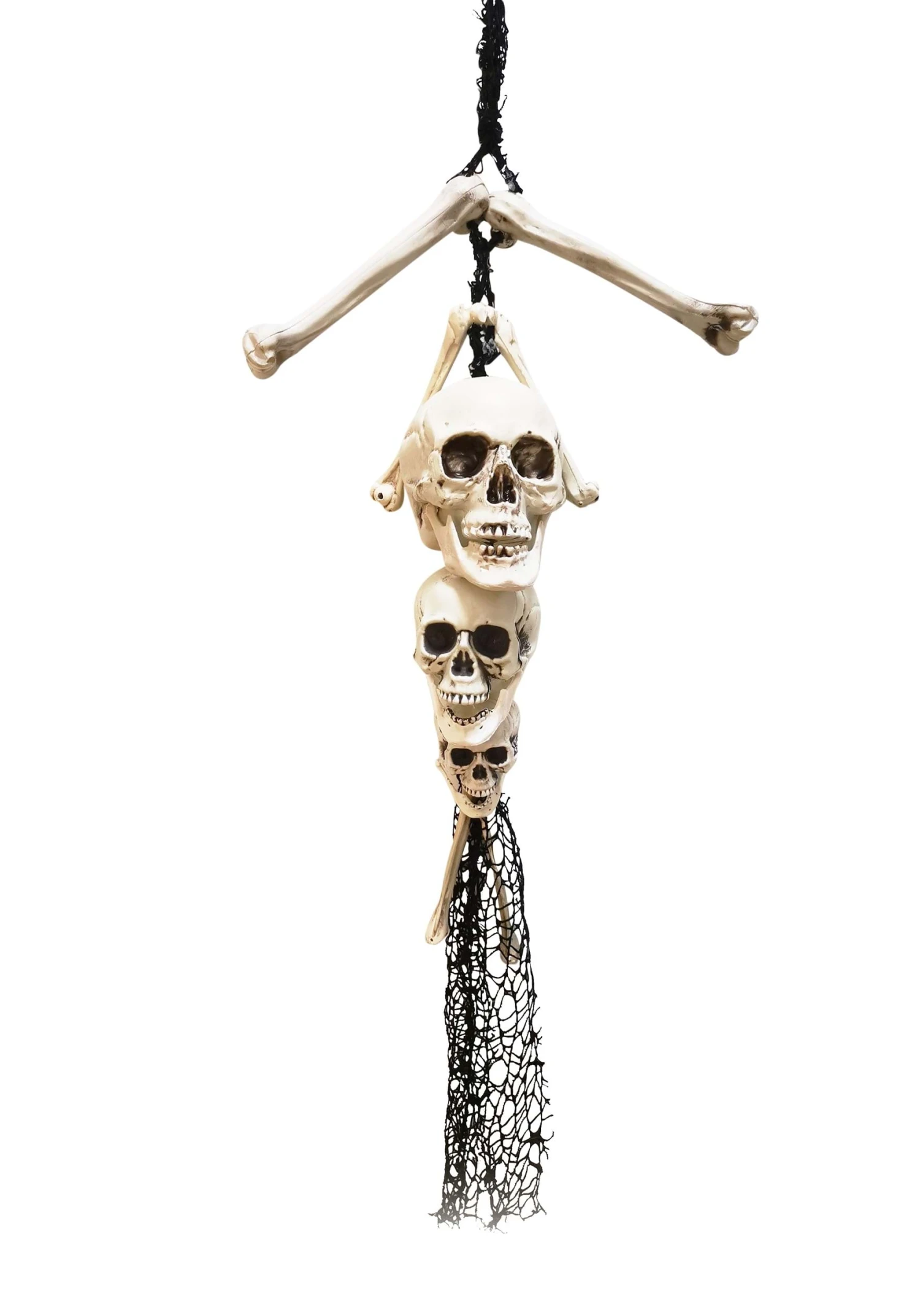 30" Bones And Skulls Hanger Halloween Decoration 4 30" Bones And Skulls Hanger Halloween Decoration - Image 2