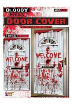 30" X 60" Bloody Mess Door Cover -Halloween Costumes 30 x 60 bloody mess door cover alt 1