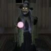 3FT Animated Fortune Teller Witch Halloween Decoration 1 3FT Animated Fortune Teller Witch Halloween Decoration -Halloween Costumes 36 inch fortune teller witch animated prop