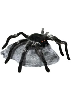 36-Inch Jumping Black Spider Animatronic Decoration 5 36-Inch Jumping Black Spider Animatronic Decoration -Halloween Costumes 36 inch jumping black spider animatronic decoration alt 1