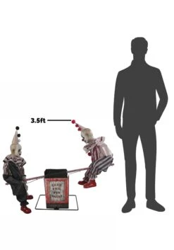 36-Inch See Saw Clowns Animated Decoration 12 36-Inch See Saw Clowns Animated Decoration -Halloween Costumes 36 sea saw clowns alt 4