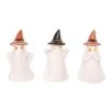 4-Inch Light Up Ghost Ceramic Figures Set -Halloween Costumes 4 inch ceramic light up ghost figures set