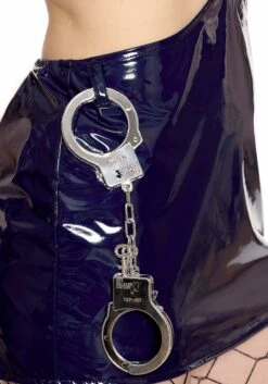 Dreamgirl Women's Sexy Lady In Blue Police Officer Costume Dress 12 Dreamgirl Women's Sexy Lady In Blue Police Officer Costume Dress -Halloween Costumes 4 piece sexy liquid latex o ring costume dress alt 4