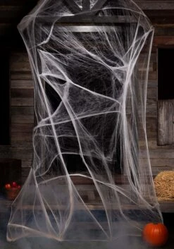 Fun World 400 Square FT Super Stretch Spider Web Halloween Decoration