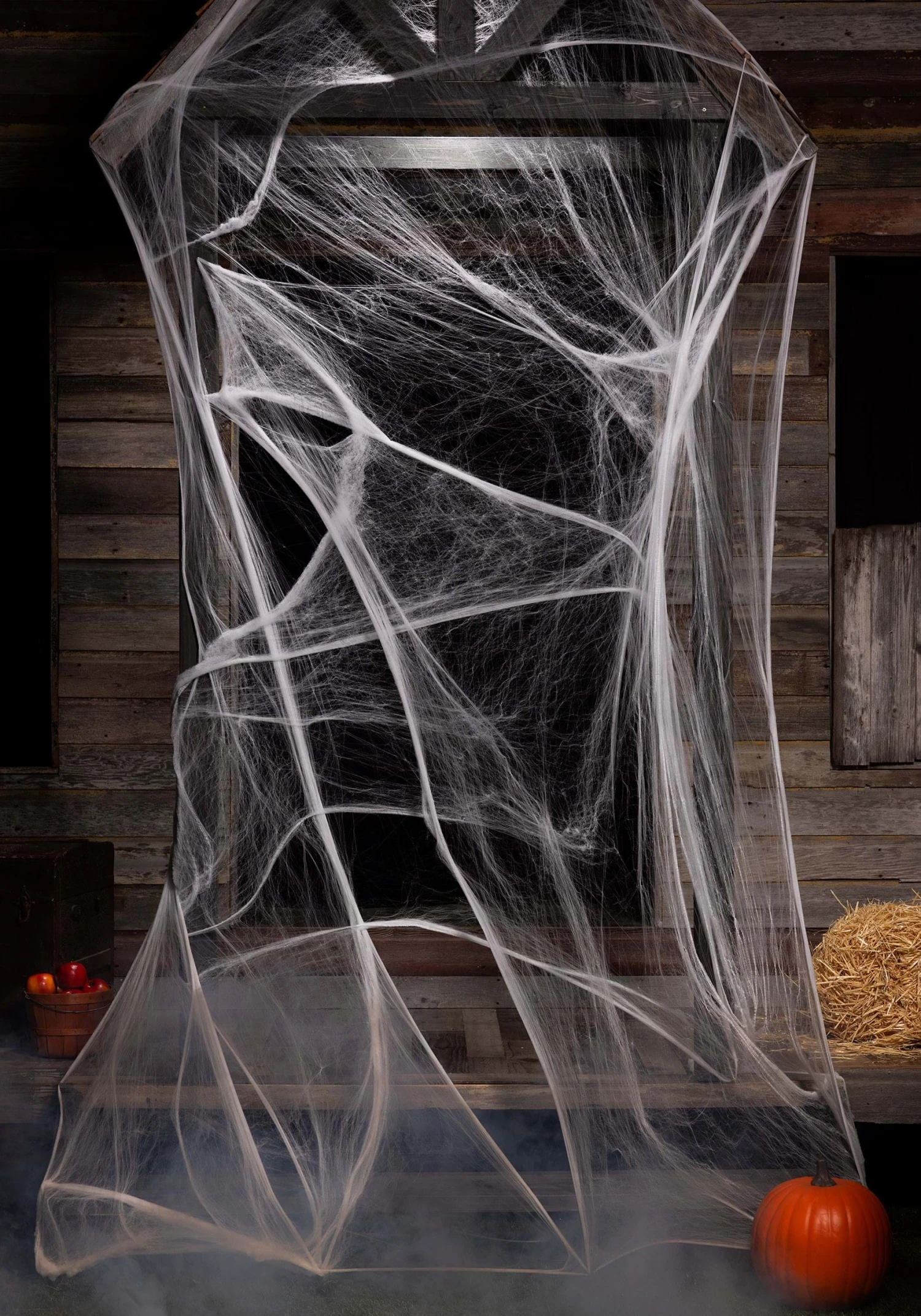 Fun World 400 Square FT Super Stretch Spider Web Halloween Decoration 3 Fun World 400 Square FT Super Stretch Spider Web Halloween Decoration