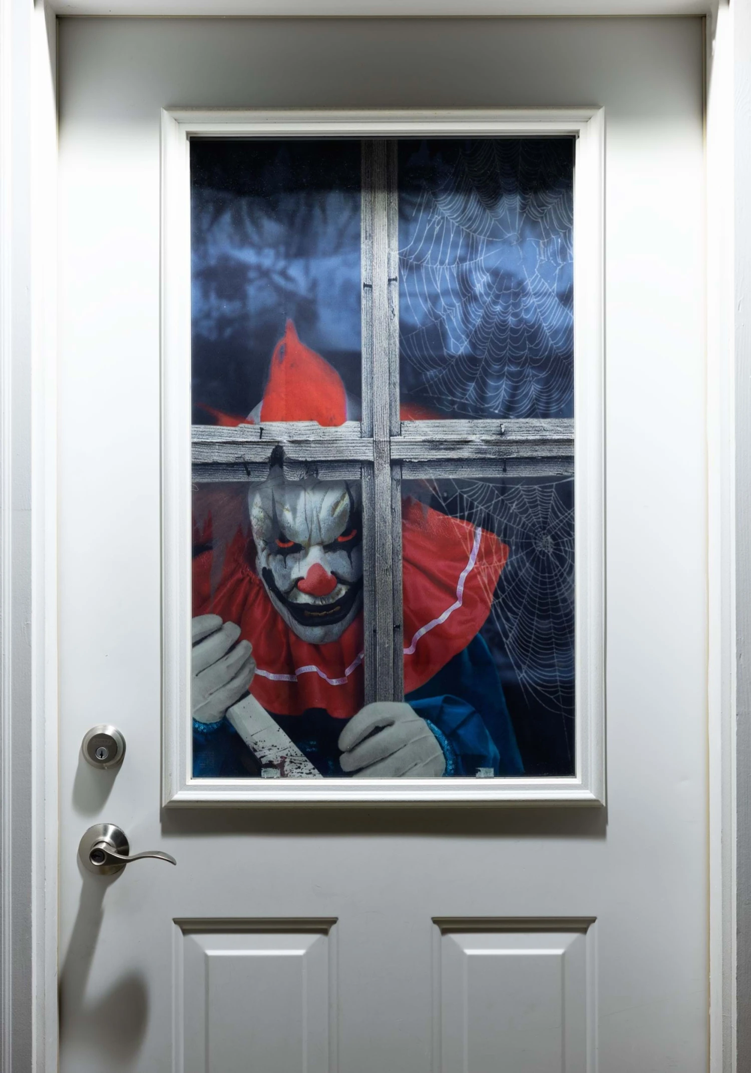 47-Inch Printing Curtain Clown Outside The Window Prop Decoration 4 47-Inch Printing Curtain Clown Outside The Window Prop Decoration - Image 2
