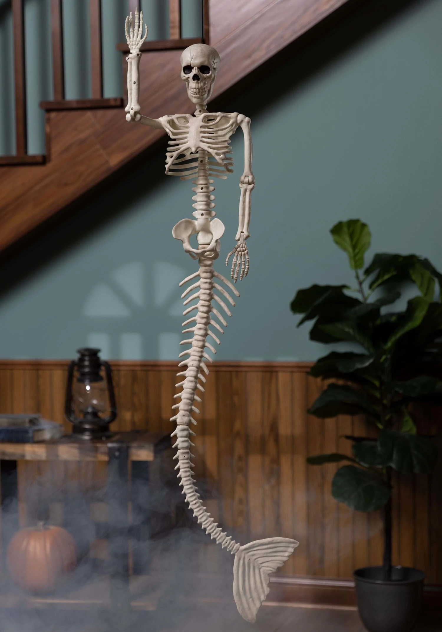 48 Inch Mermaid Skeleton Halloween Decoration 3 48 Inch Mermaid Skeleton Halloween Decoration