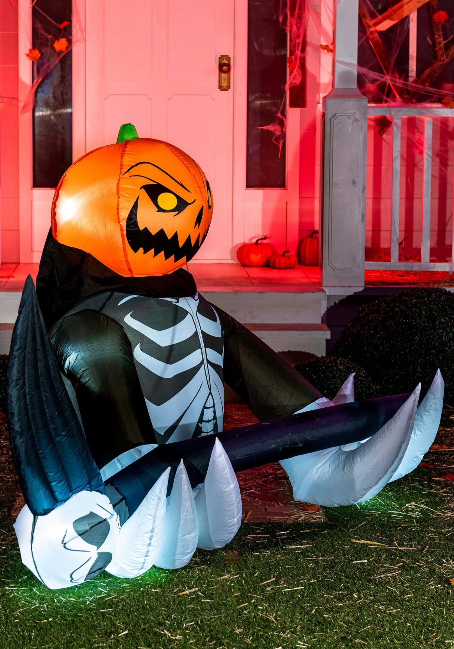 4FT Pumpkin Reaper Inflatable Halloween Decoration 7 4FT Pumpkin Reaper Inflatable Halloween Decoration - Image 5