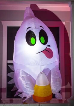 4FT Inflatable Window Breaker Cute Ghost Escaping Prop Decoration 11 4FT Inflatable Window Breaker Cute Ghost Escaping Prop Decoration -Halloween Costumes 4ft window breaker cute ghost escaping alt 1