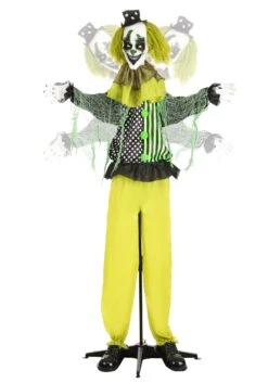 5.5FT Animated Green Clown Decoration - Scream Saver 13 5.5FT Animated Green Clown Decoration - Scream Saver -Halloween Costumes 5 5ft animated green clown hjz21027 015tgm5 alt 6