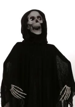 5FT Animated Light Up Reaper Decoration - Scream Saver -Halloween Costumes 5 ft animated light up reaper prop alt 1