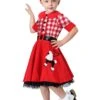 Toddler 50's Darling Costume For Girls 2 Toddler 50's Darling Costume For Girls -Halloween Costumes 50s darling toddler costume