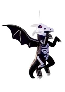 5FT Inflatable Hanging Dragon Skeleton Halloween Decoration 5 5FT Inflatable Hanging Dragon Skeleton Halloween Decoration -Halloween Costumes 5ft tall hanging skeleton dragon inflatable decora alt 1