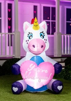 7FT Loving Unicorn Inflatable Prop Decoration