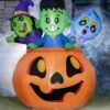 5FT Three Characters On Pumpkin Inflatable Prop Decoration 1 5FT Three Characters On Pumpkin Inflatable Prop Decoration -Halloween Costumes 5ft tall three characters on pumpkin inflatable de