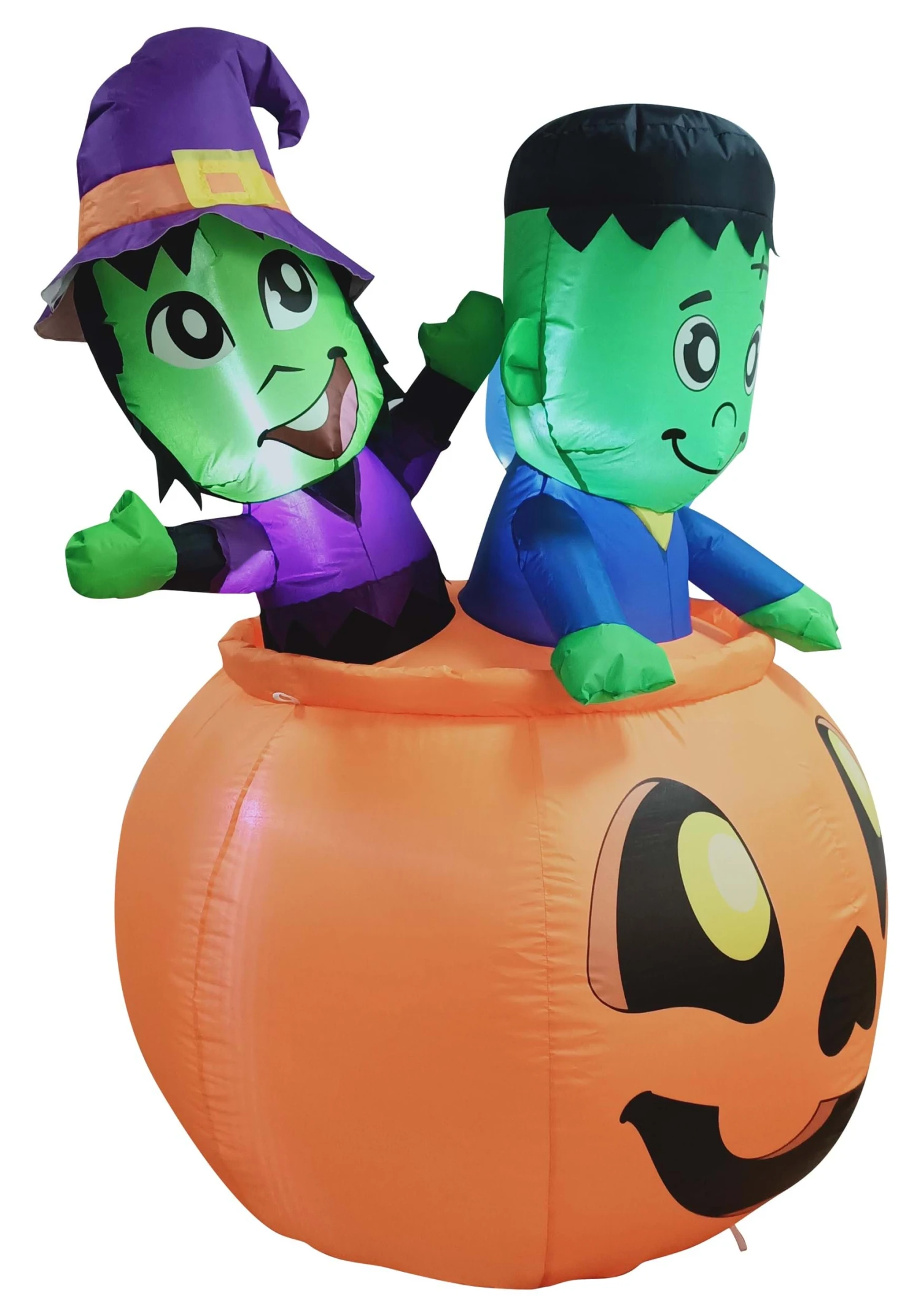 5FT Three Characters On Pumpkin Inflatable Prop Decoration 5 5FT Three Characters On Pumpkin Inflatable Prop Decoration - Image 3