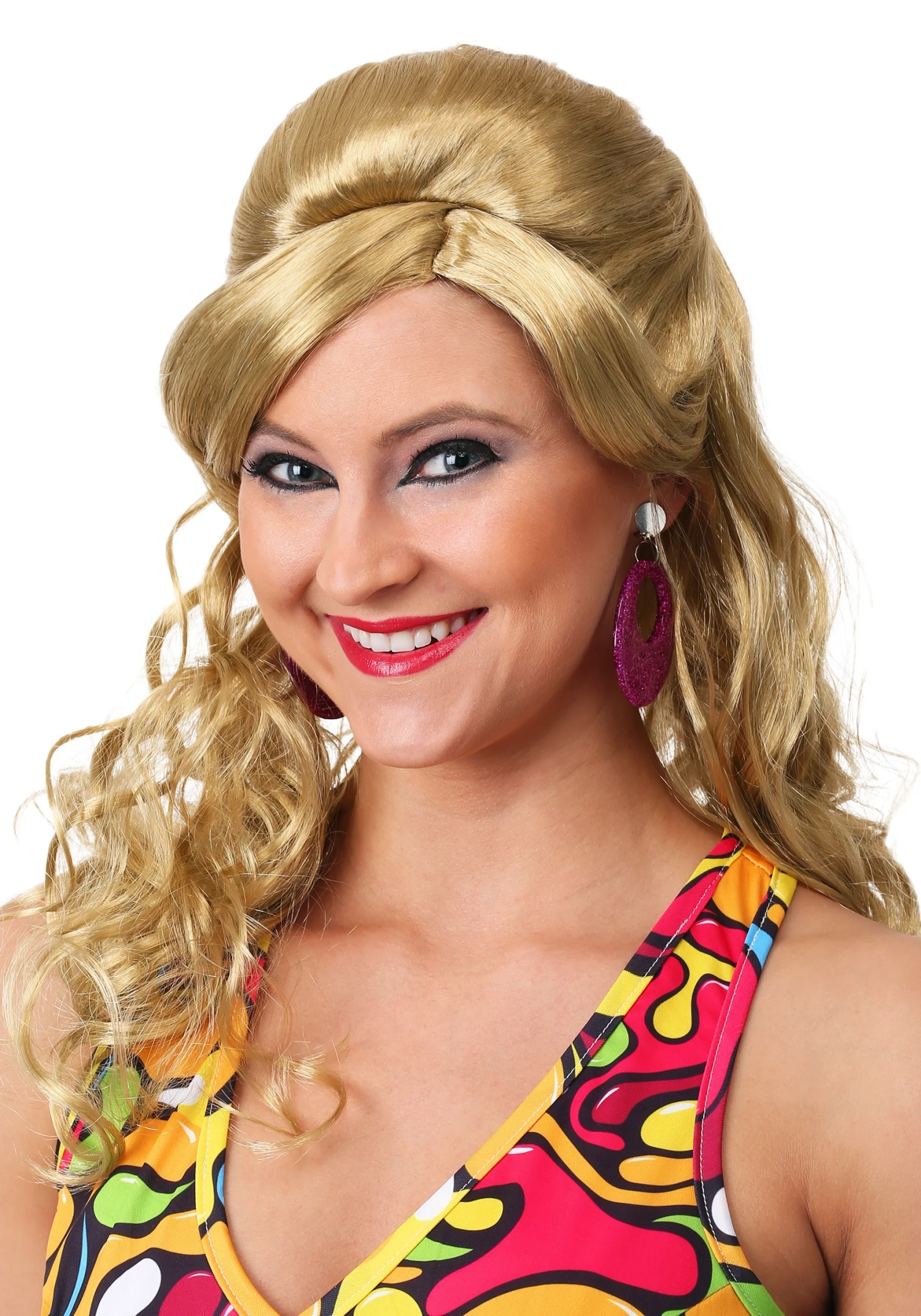60s Gogo Mod Women's Blonde Wig 3 60s Gogo Mod Women's Blonde Wig