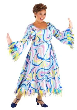 Women's Plus Size 60's Mama Costume