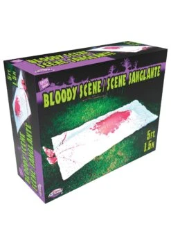 Fun World 6FT Bloody Crime Scene With Feet And Inflatable Body Halloween Decoration 5 Fun World 6FT Bloody Crime Scene With Feet And Inflatable Body Halloween Decoration -Halloween Costumes 6ft bloody crime scene with feet and inflatable body alt 1