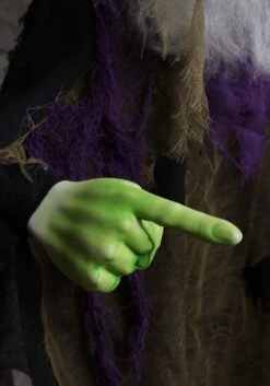 6FT Hanging Witch Animatronic Halloween Decoration -Halloween Costumes 6ft hanging witch animatronic sound light shaki alt 4