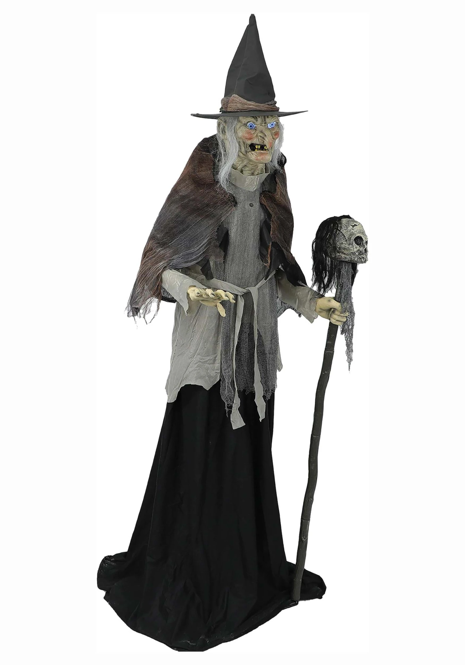 6FT Lunging Witch With DigitEye Animated Decoration 6 6FT Lunging Witch With DigitEye Animated Decoration - Image 4