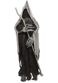 Fun World 6FT Reaper With Staff Halloween Decoration 5 Fun World 6FT Reaper With Staff Halloween Decoration -Halloween Costumes 6ft reaper with staff prop alt 1