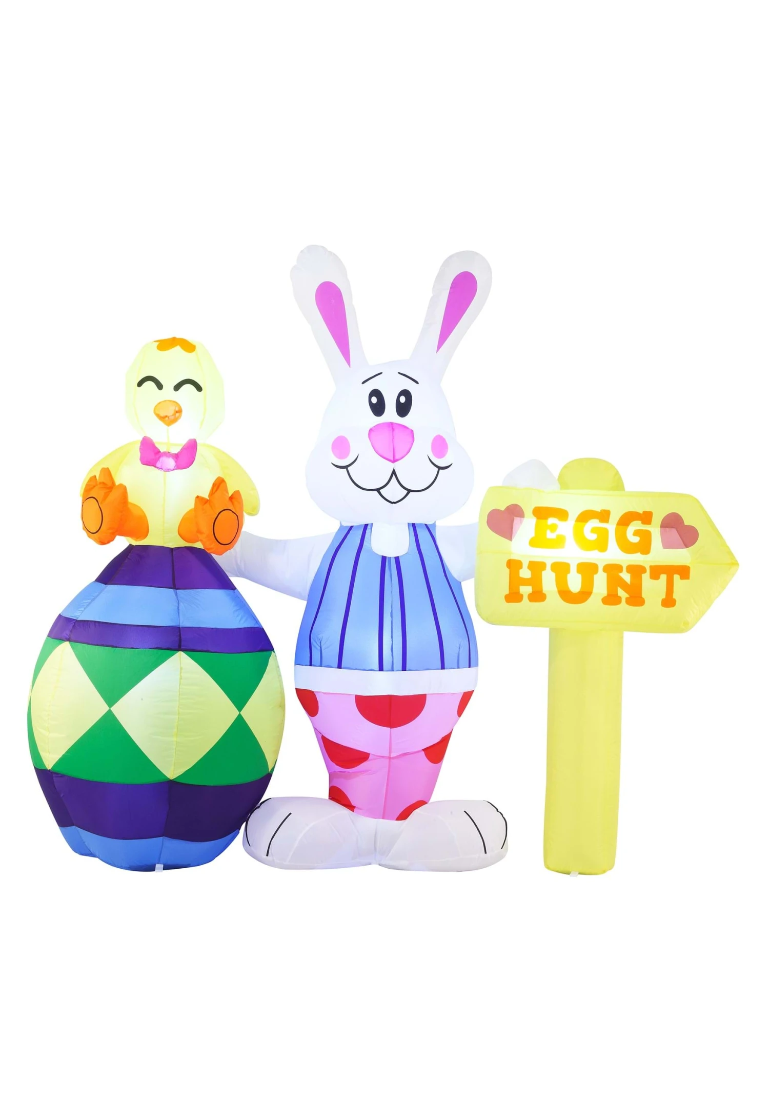 6FT Tall Large Egg Hunt Inflatable Prop Decoration 9 6FT Tall Large Egg Hunt Inflatable Prop Decoration - Image 7